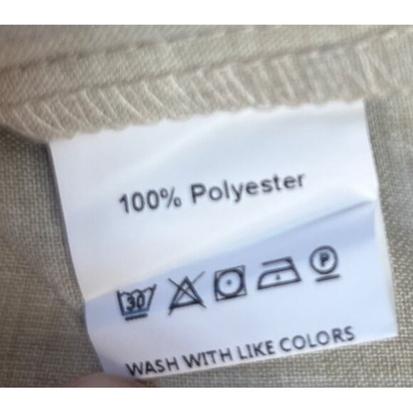 Incerun Button Front Shirt Mens 2XL Beige New Short Sleeve - Picture 6 of 8